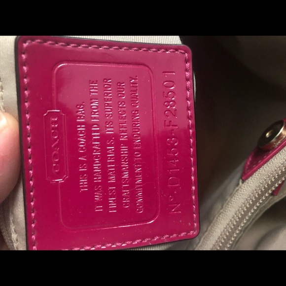 Coach Drawstring Carryall Shoulder Bag Handbag - Picture 4 of 6